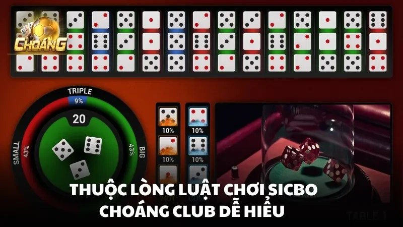 Thuộc lòng luật chơi Sicbo Choáng Club dễ hiểu 